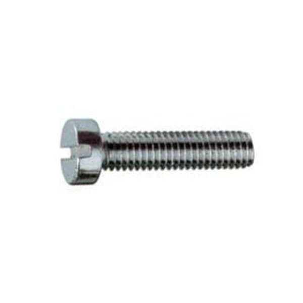 Newport Fasteners M5-0.80 x 30 mm Slotted Cheese Machine Screw, Plain 18-8 Stainless Steel, 1500 PK 305691-BR-1500